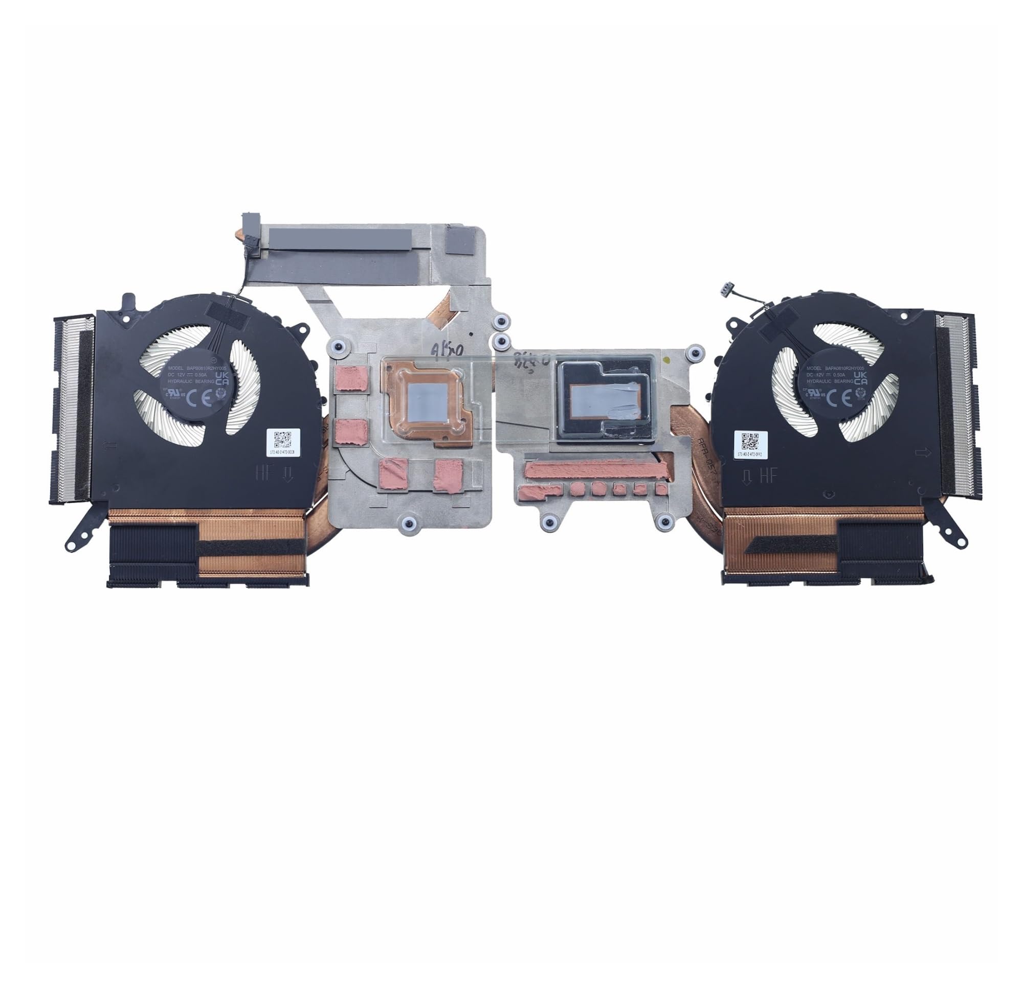 Ventilateur Dissipateur Thermique for Processeur D'ordinateur Portable, Compatible avec Lenovo, Legion Pro 5 16IRX9 R9000P 5H40S20984