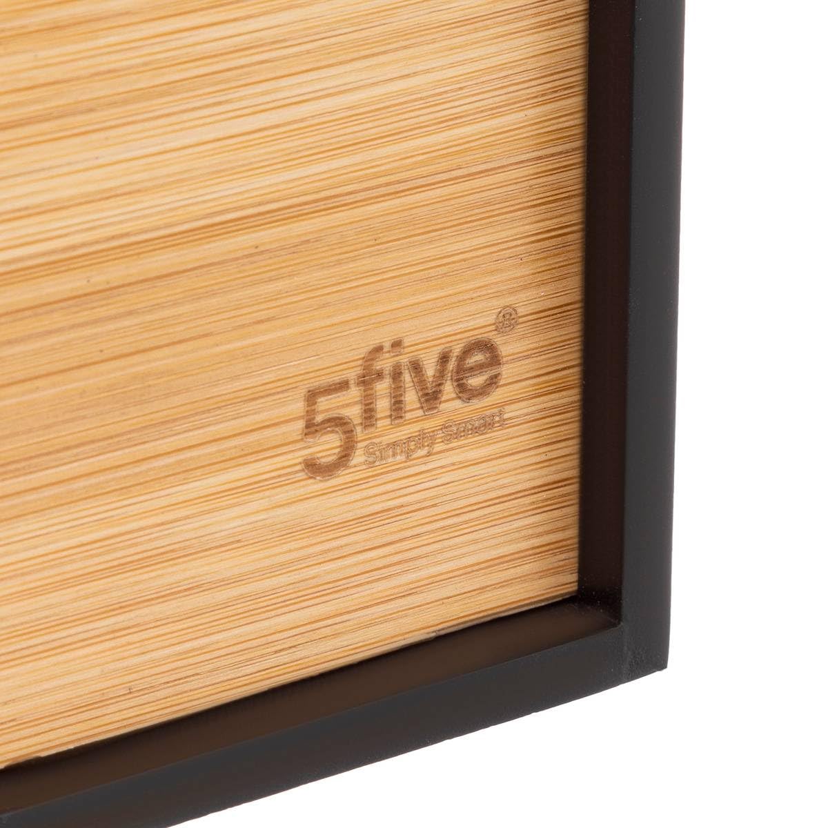 5five - revistero bava de bambú Negro