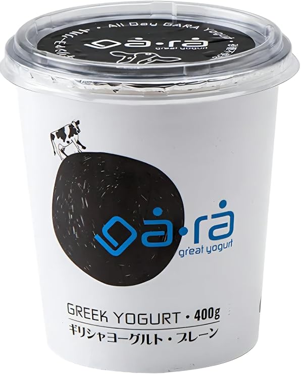 Xara Ga Ra Greek Yogurt Plain 14.1 oz 400 g x 3 Pack Refrigerated