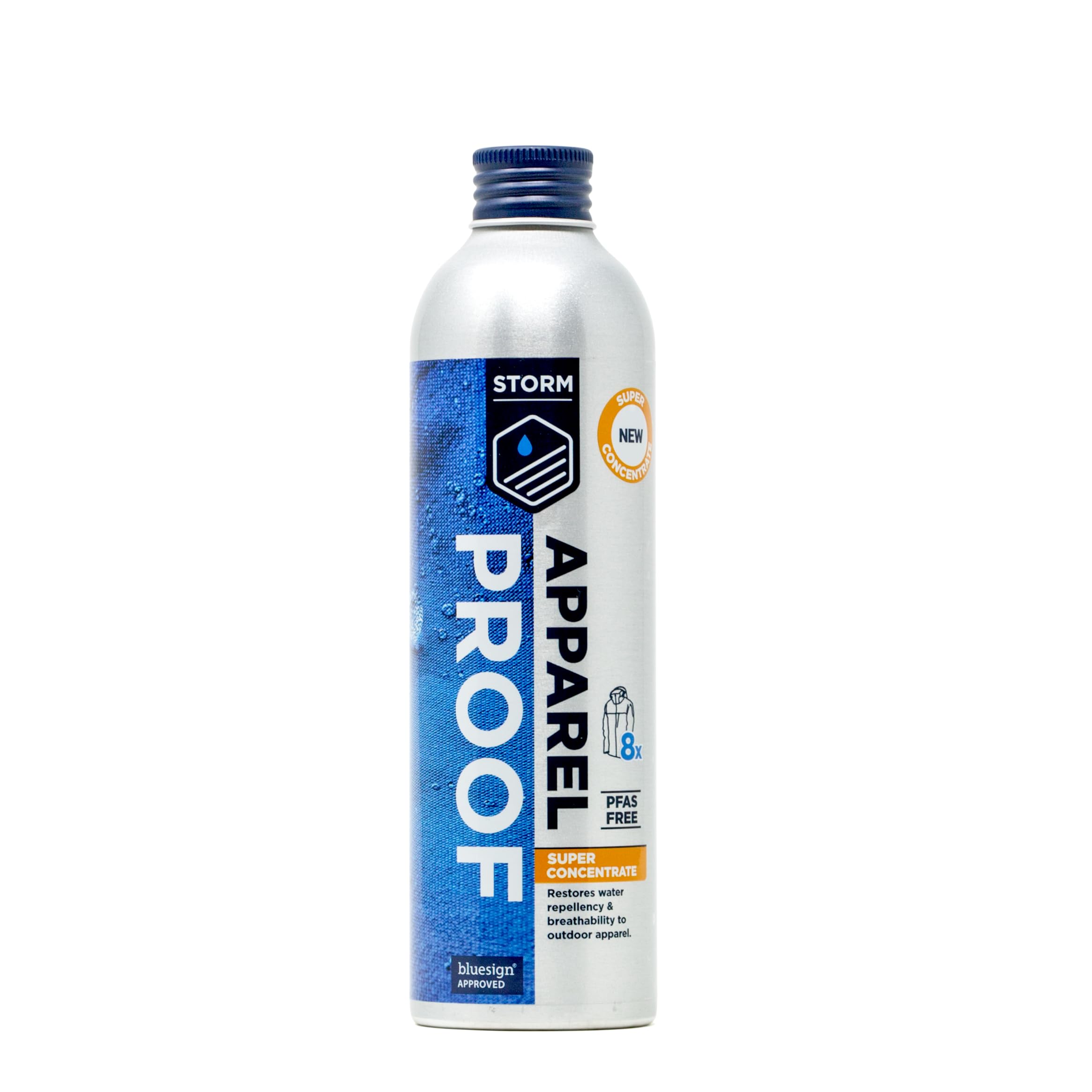STORM Apparel Proofer 200ml | Super Concentrate | Wash-in Waterproof Solution To Restore Water Repellent Properties to Outdoor Jackets, Trousers & Waterproofs | Restore up to 8 Garments | PFAS Free