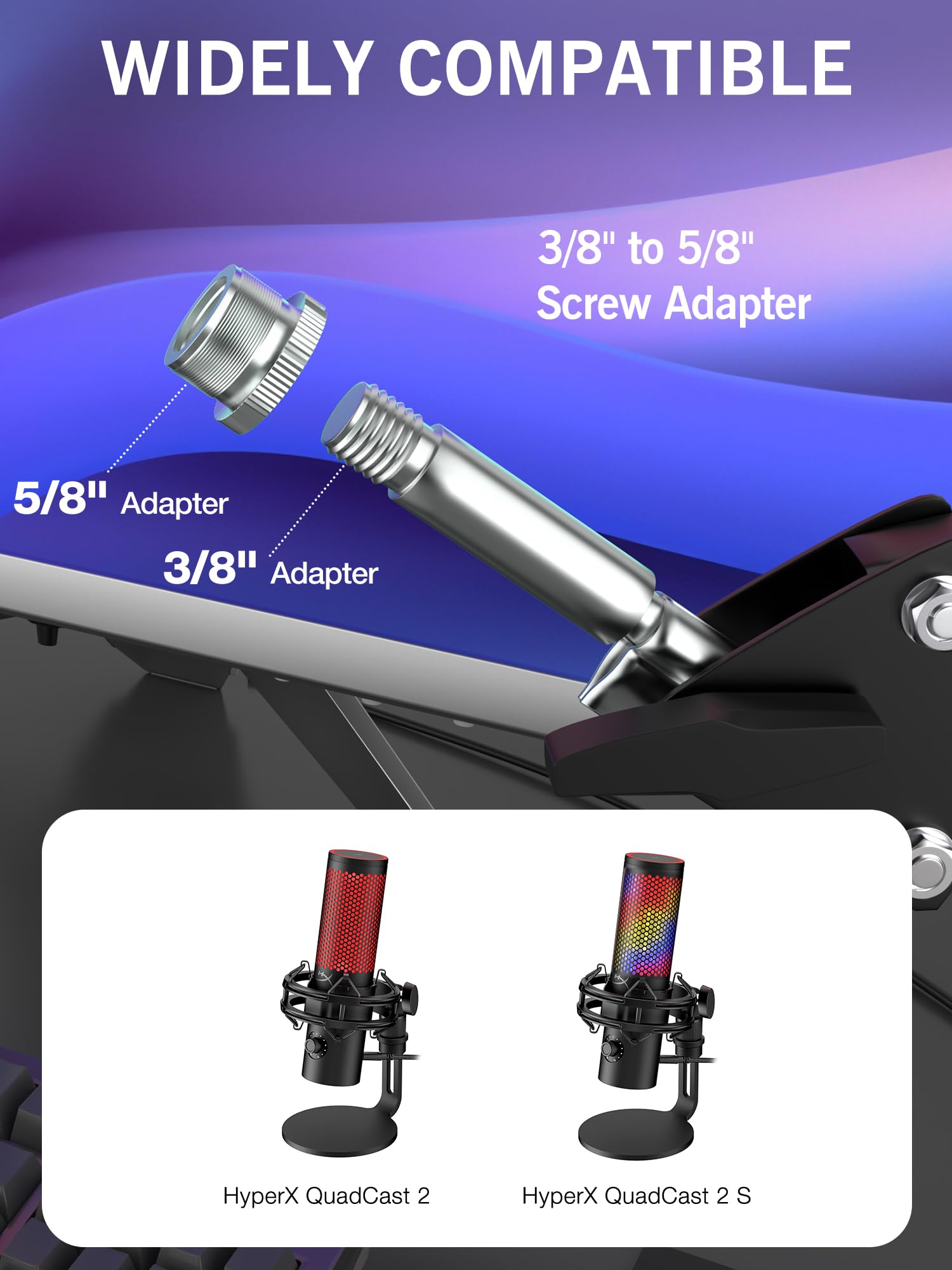 Amazon.com: QuadCast 2 Boom Arm, Mic Arm Microphone Arm for HyperX