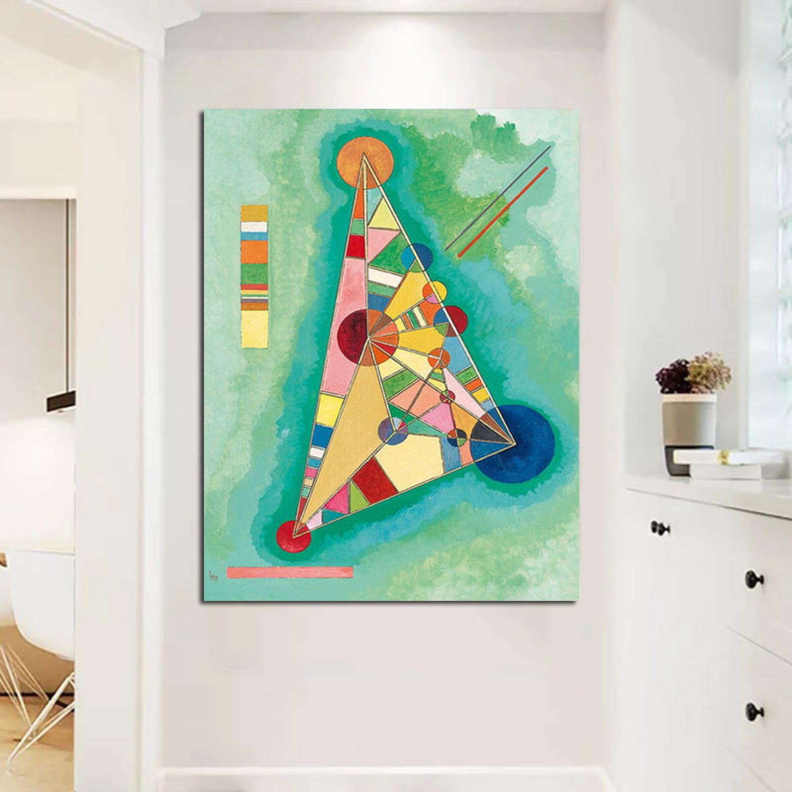 Amazon｜ワシリーカンディンスキー抽象ヴィンテージトライアングル1927