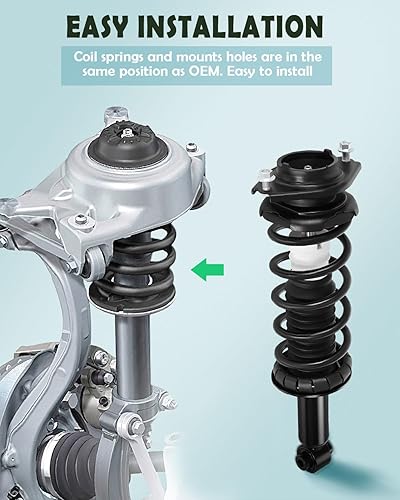Miniatura 3 de SCITOO Conjunto de amortiguadores de resorte para Subaru Legacy Quick Struts 172690 - Juego de 2
