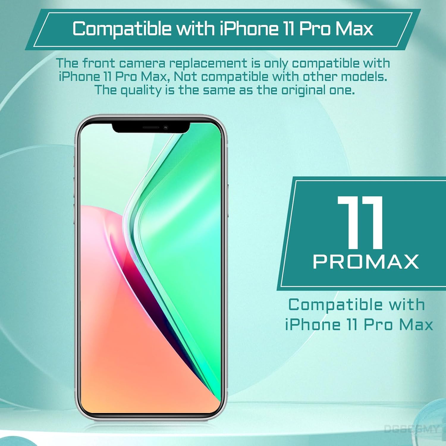 for iPhone 11 Pro Max Front Camera Replacement 12MP Repair Kit image 2
