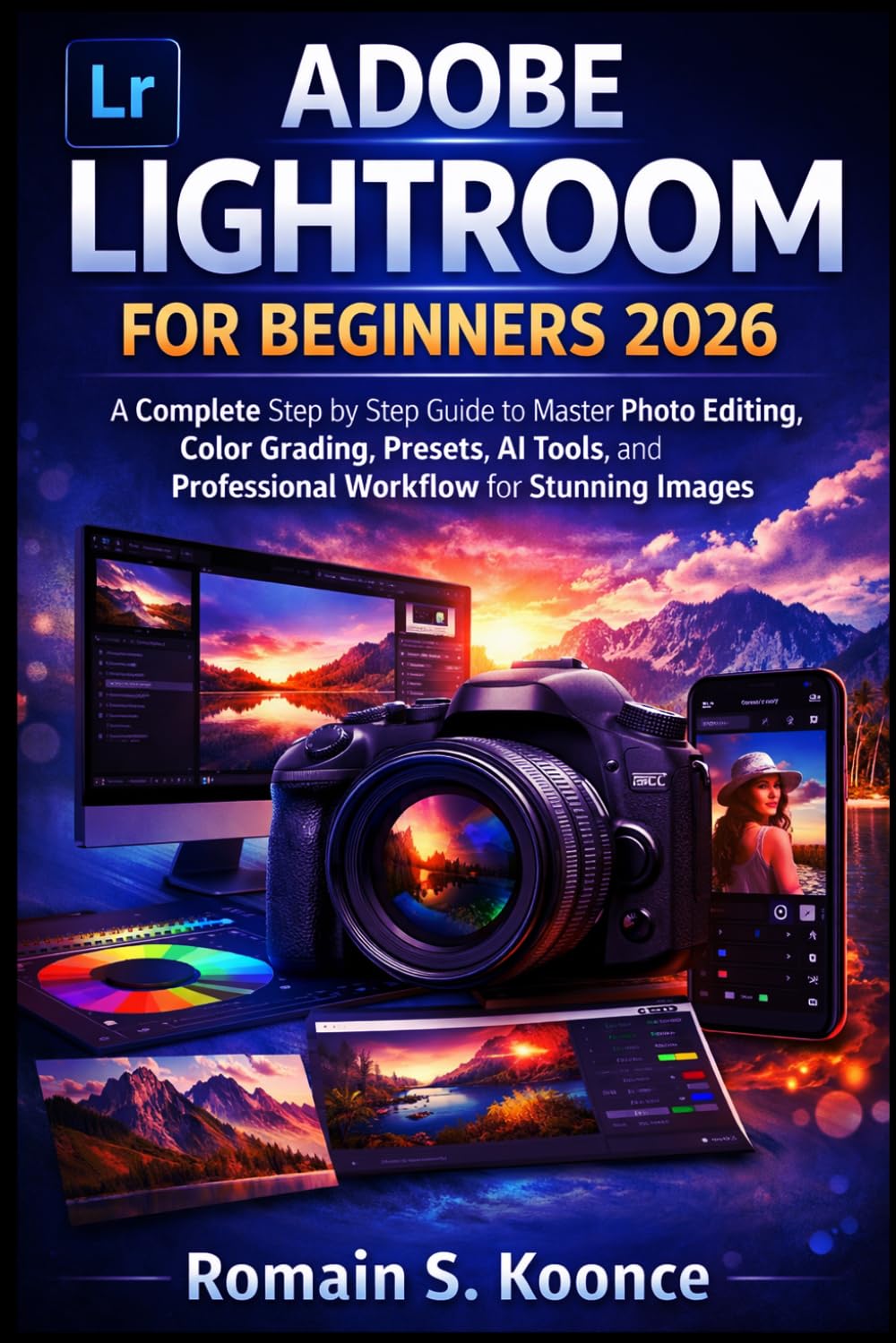 ADOBE LIGHTROOM FOR BEGINNERS 2026: A Complete Step by Step Guide to Master Photo Editing, Color Grading, Presets, AI Tools, and Professional Workflow for Stunning Images