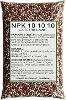 Adubo Fertilizante NPK 10 10 10-1kg - Para Flores, Frutas, Jardins e Vasos - Crescimento Rápido