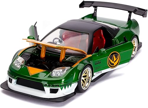 Miniatura 7 de Jada 1:24 Diecast 2002 Honda NSX con figura Green Ranger