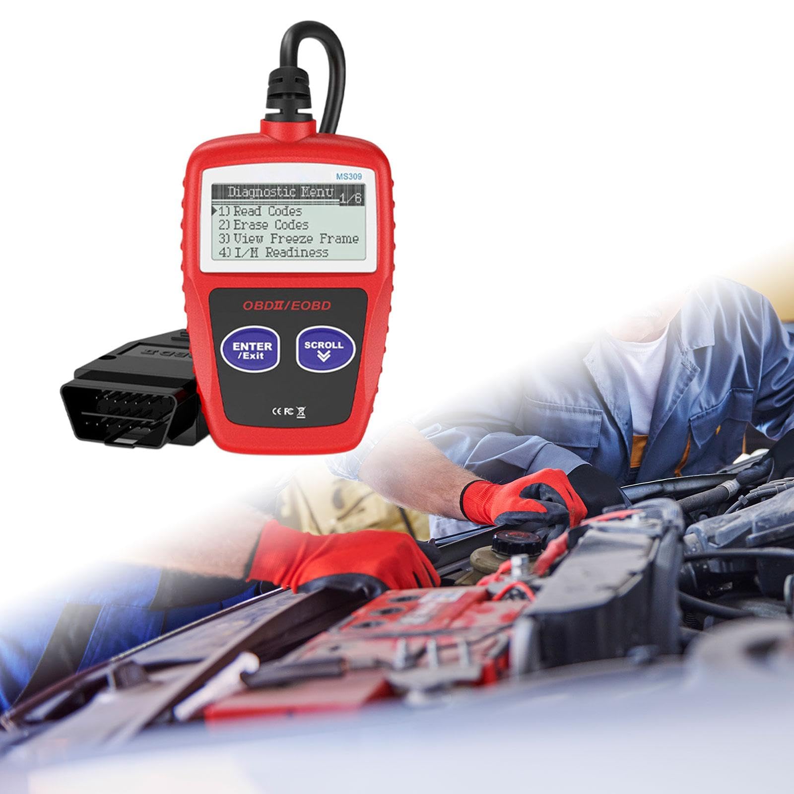 Lettore Codici Diagnostico Auto Strumento Lettore Analisi Veicoli Portatile Recupero Codici Specifici Funzione Emissioni Adatto
