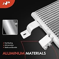 Vista 2 de A-Premium Condensador de aire acondicionado compatible con Jeep Wrangler 2007-2011 V6 3.8L, transmisión automática