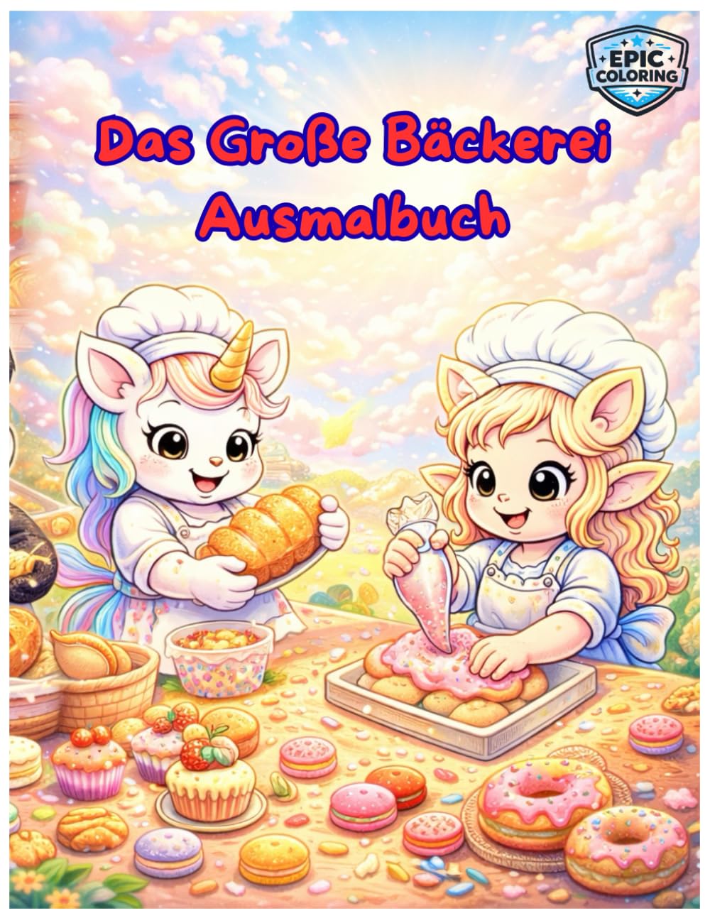 Das Große Bäckerei Ausmalbuch