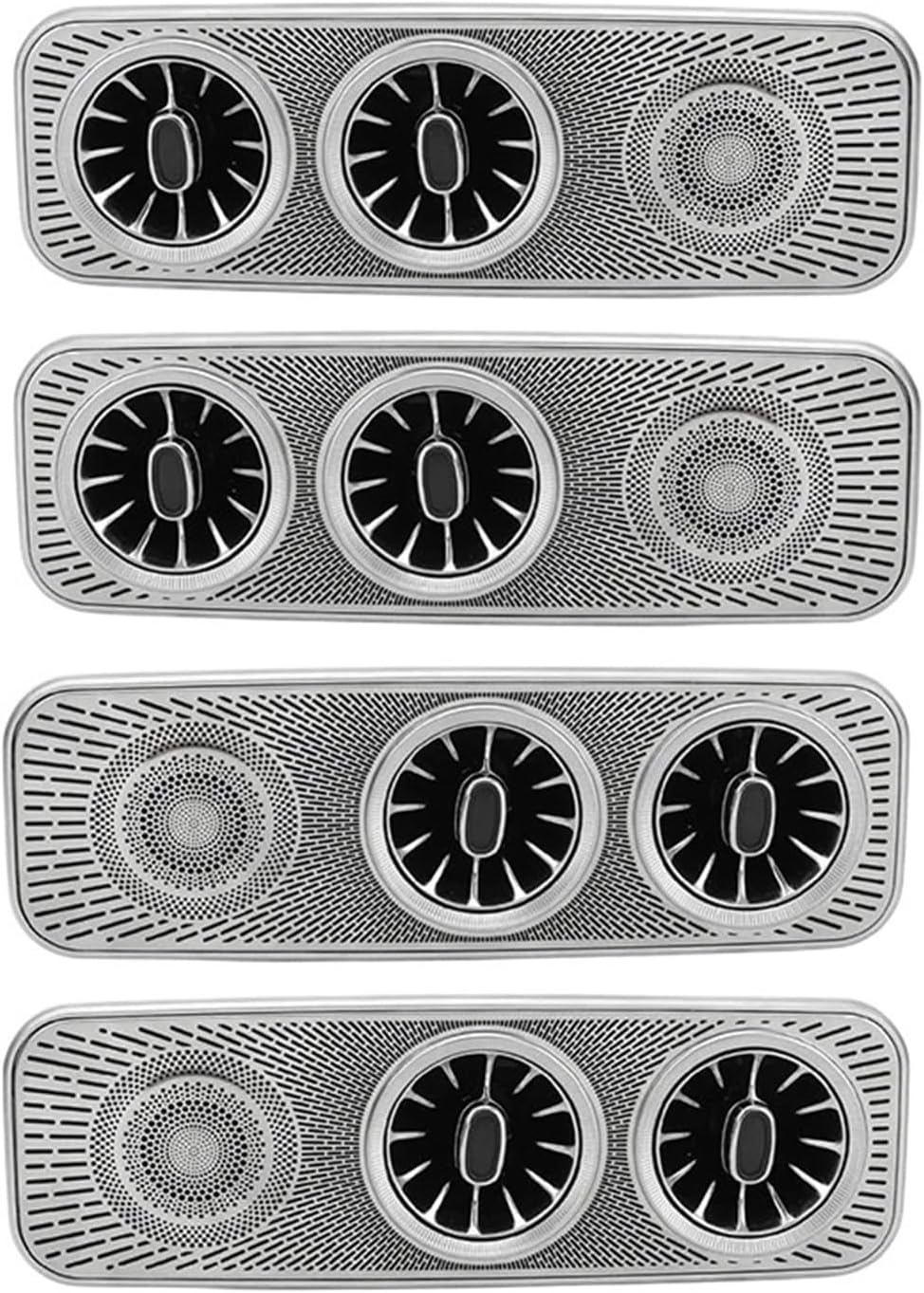 Interior Roof Air Conditioning Turbo Vent Outlet Trim Fit for Benz V Class