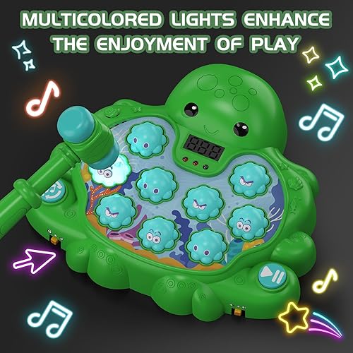 Miniatura 4 de Juguete para niños de 2, 3, 4, 5 años, juguetes para niños de 2 a 4 años, juego de golpear una rana, juguete interactivo para niños de 2 a 4 años,
