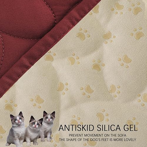 Miniatura 3 de Ameritex Funda de cama para mascotas, manta para cama de perro para sofá y muebles, impermeable, nuevo diseño de patrón