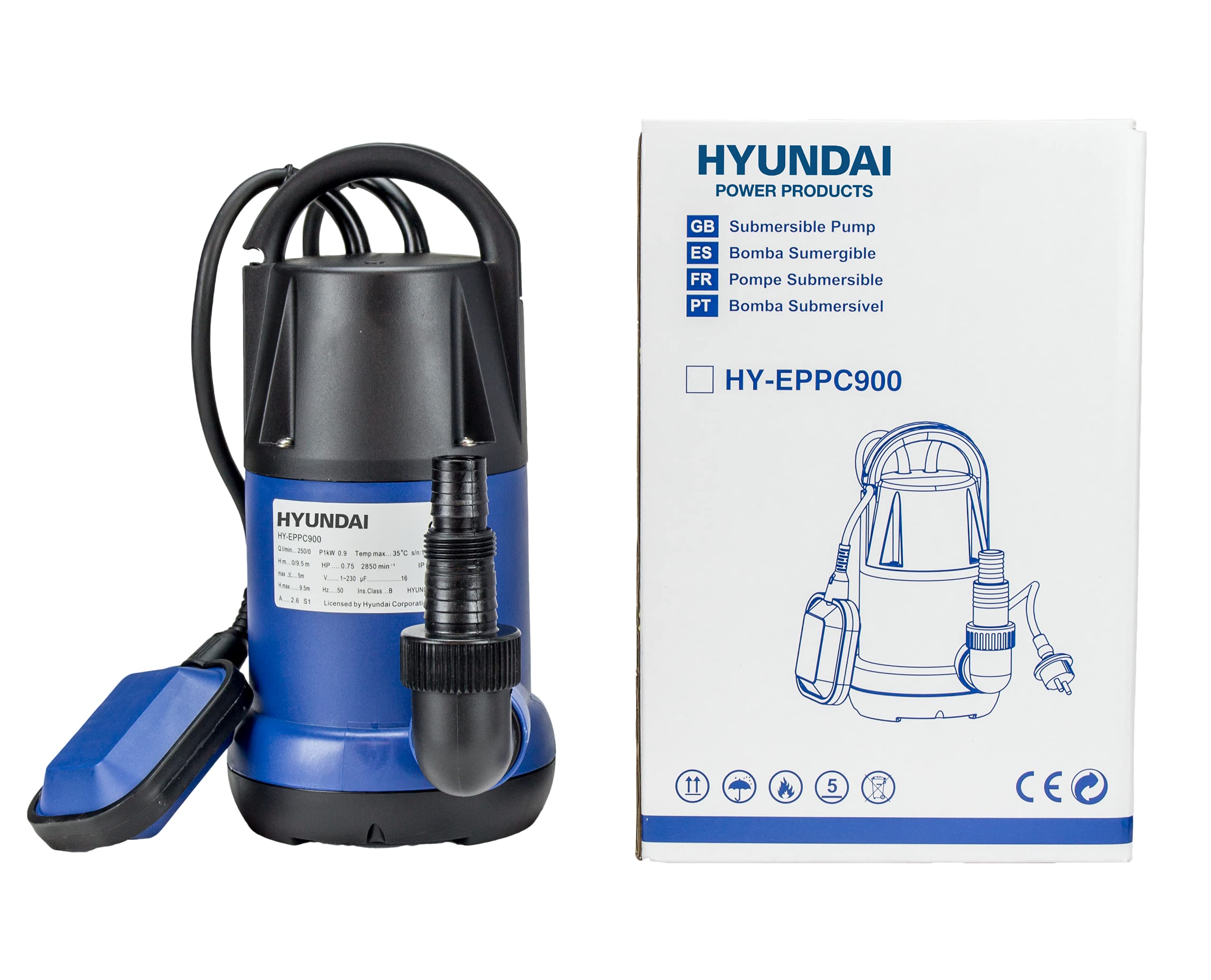 Hyundai Hy-Eppc900 - Bombas sumergibles