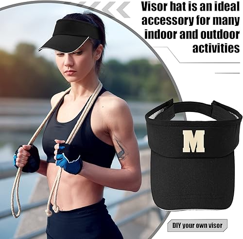 Miniatura 5 de Bonuci 24 unidades de visera solar unisex viseras sol sombreros protección UV sombrero sol sombrero para mujeres hombres tenis béisbol golf gorras a