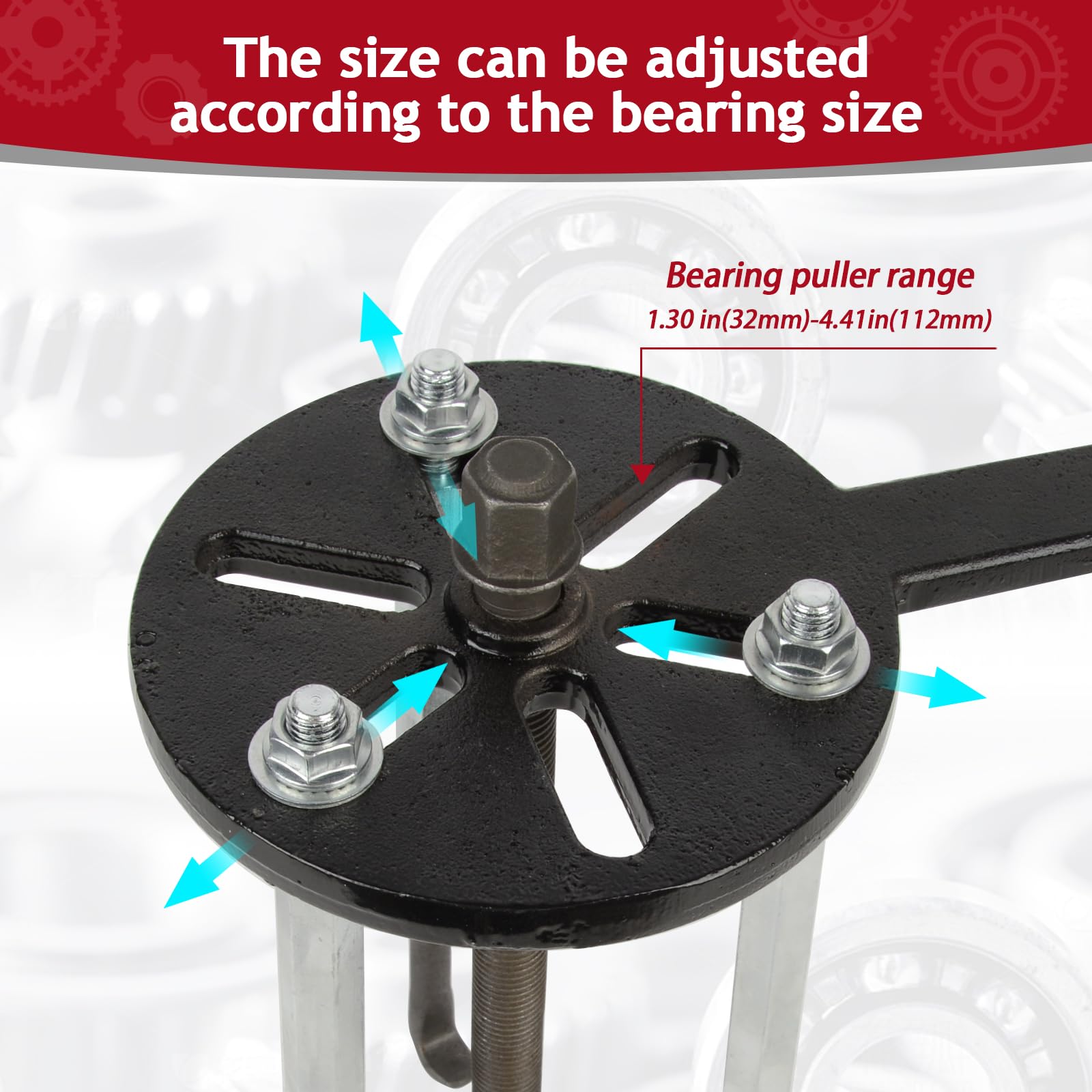 Orion Motor Tech 14 Piece Bearing Puller Set, 5 Ton Bearing Separator - View #4