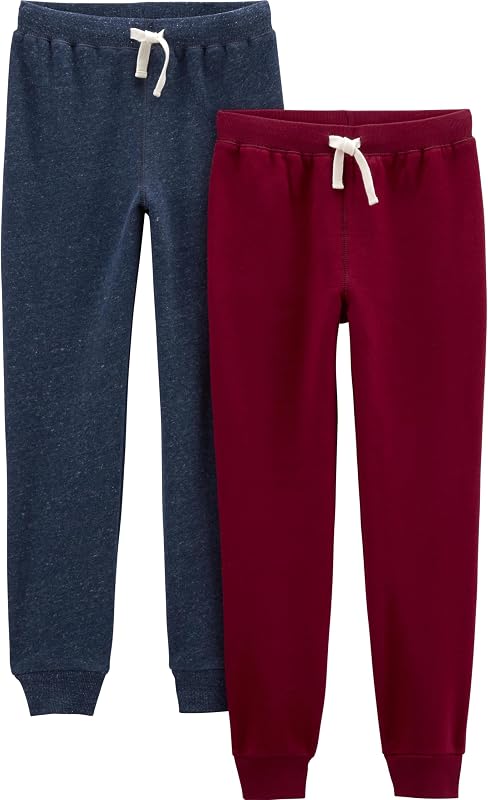 Boys 2-Pack Pull-on Fleece Pants