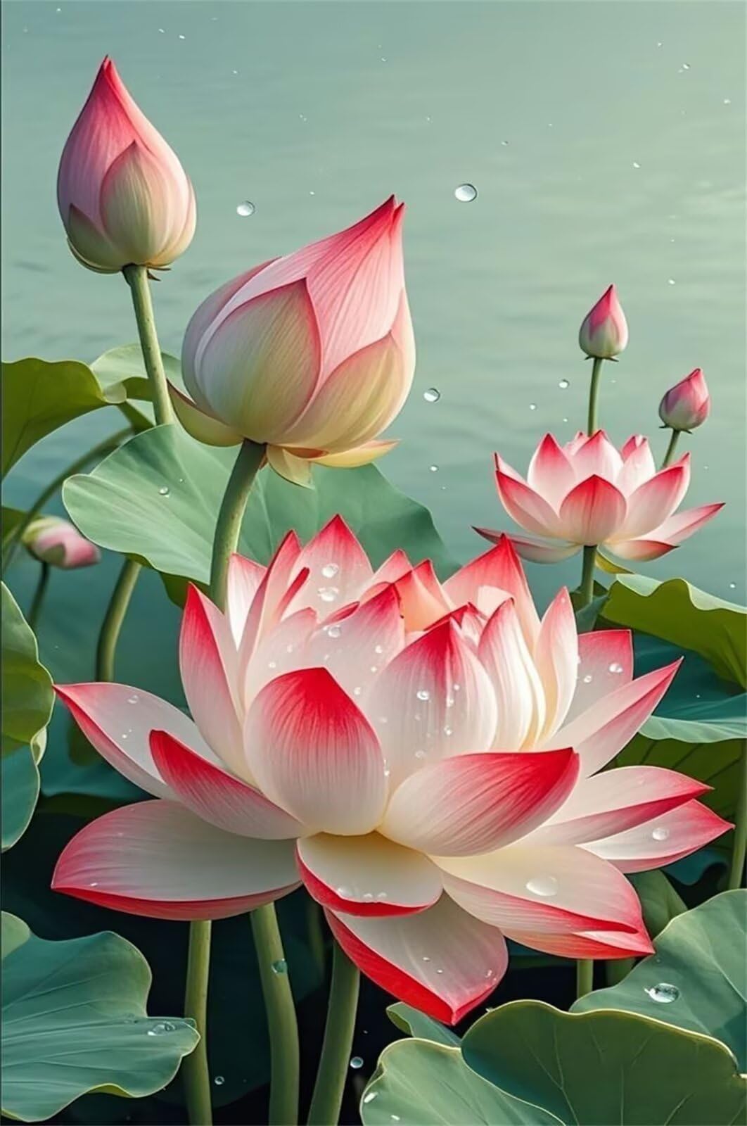 Puzzle 2000 Pezzi Stagno Loto Puzzle Classici, Giochi Rilassamento e Intelligence, Puzzles Impossible, Idea Regalo Uomo e Donna