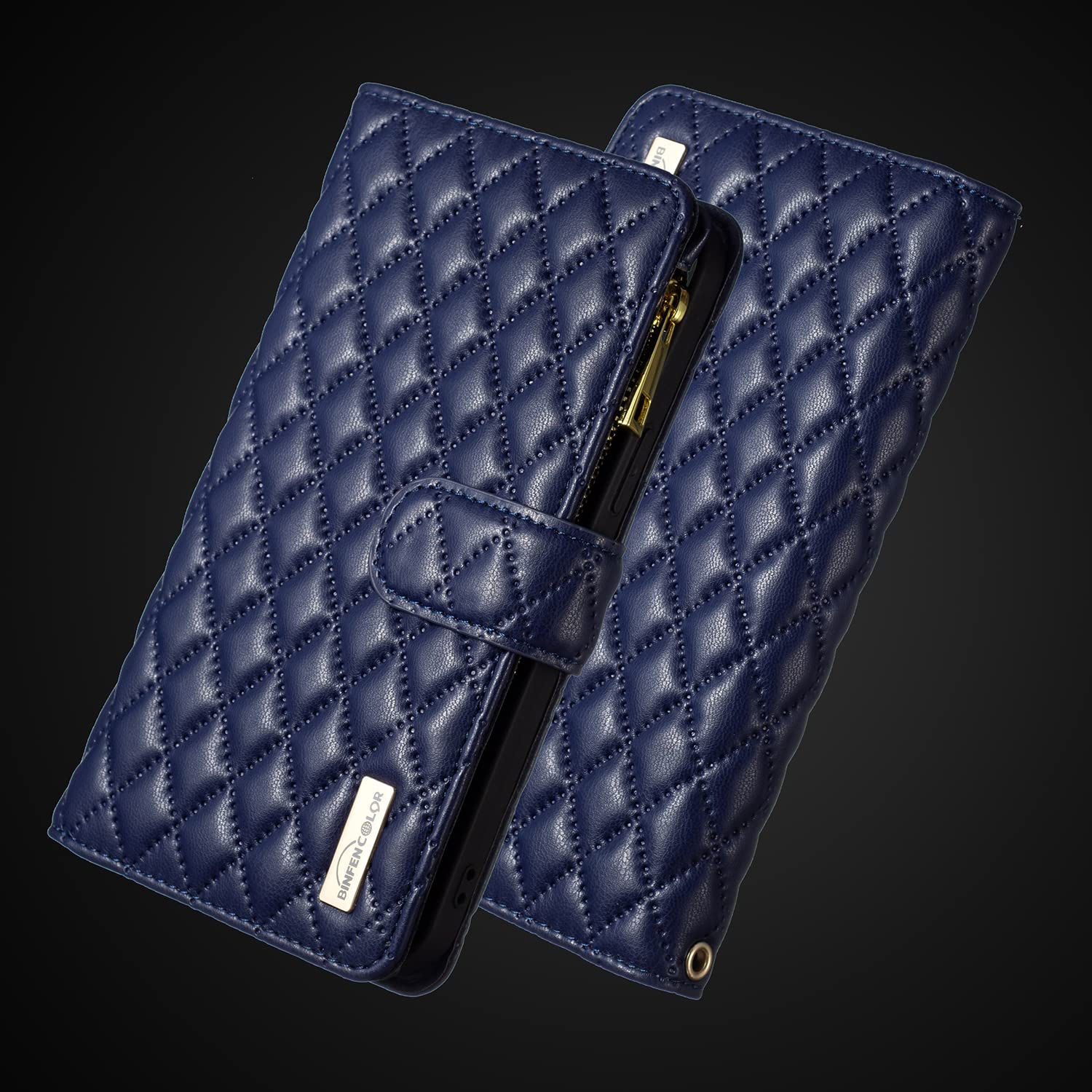 CASAFUNY Leder-Handyhülle Für Google Pixel 7 Pro – Klappcase Mit 9 Kartenfächern, Magnetverschluss & Standfunktion (Violett)