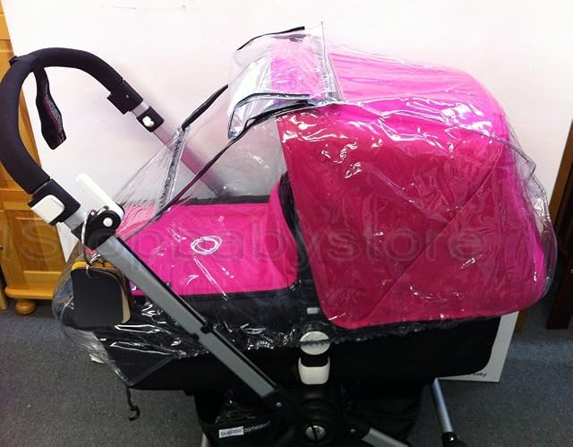 1Stopbabystore Universal Raincover to Fit Bugaboo Cameleon Cybex Balios iCandy Apple Peach Strawberry SilverCross Surf babystyle Oyster Rain Cover