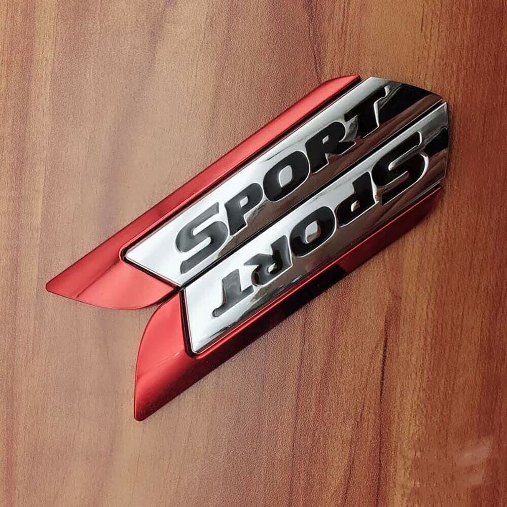 Amazon.com: Pair Sport Emblem 3D Metal Badge Left & Right Fender