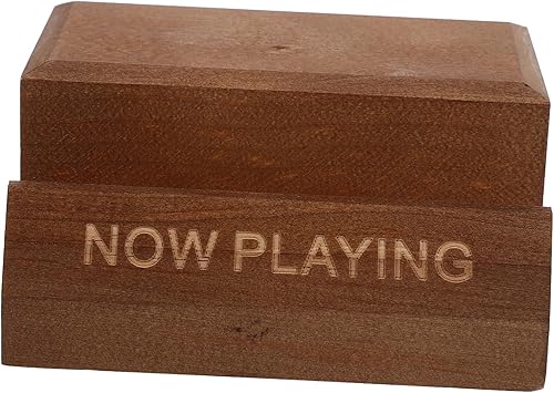 IMIKEYA Estante de discos de vinilo que ahora reproduce soporte de discos de vinilo Soporte de reproductor de discos de vinilo Soporte de discos de