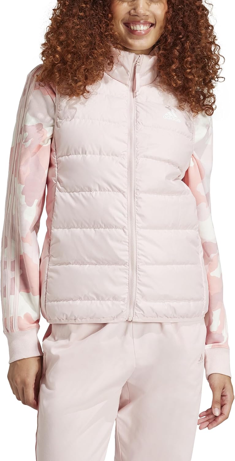 adidas womens Essentials 3-stripes Light Down Vest - Image 2