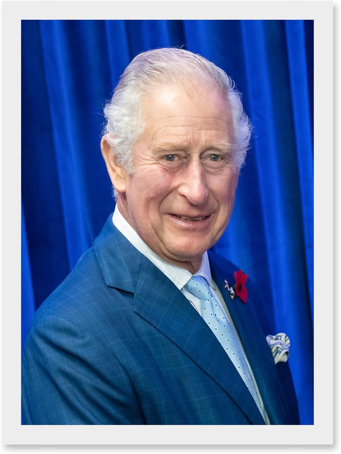 Artery8 King Charles III Third of England Scotland United Kingdom Glasgow Photo Artwork Framed