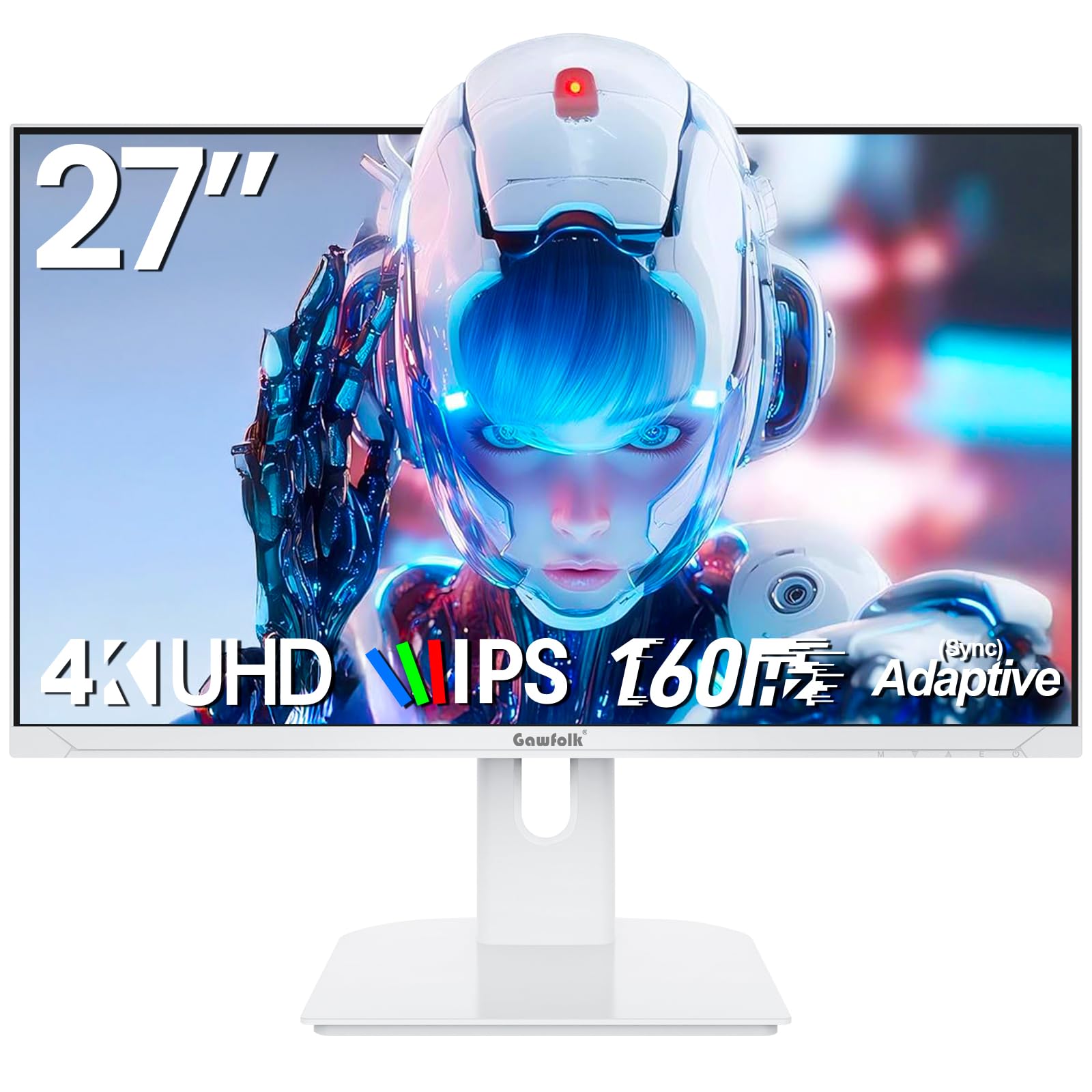 Gawfolk 32 inch 4K PC Monitor, UHD 3840 x 2160p 60HZ Computer Monitors VA Screen for Home & Office, Support HDMI 2.0, DP 1.4 (black) — view 10