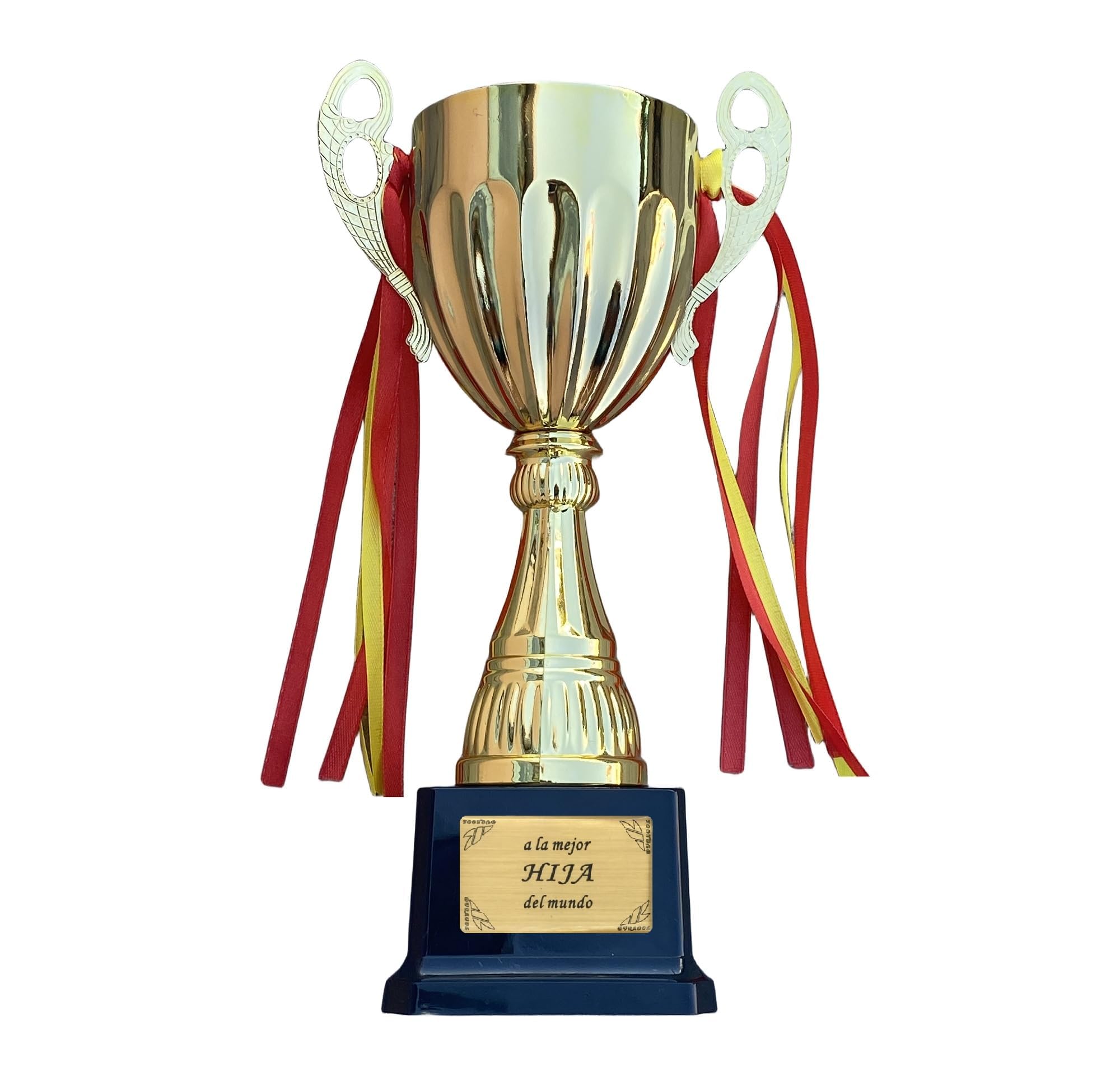 Durabol Premio Copa de Trofeos con Pegatina para Regalos al Mejor del Mundo Una Variedad de Opciones de Texto, Familiares y Amigos. — view 20
