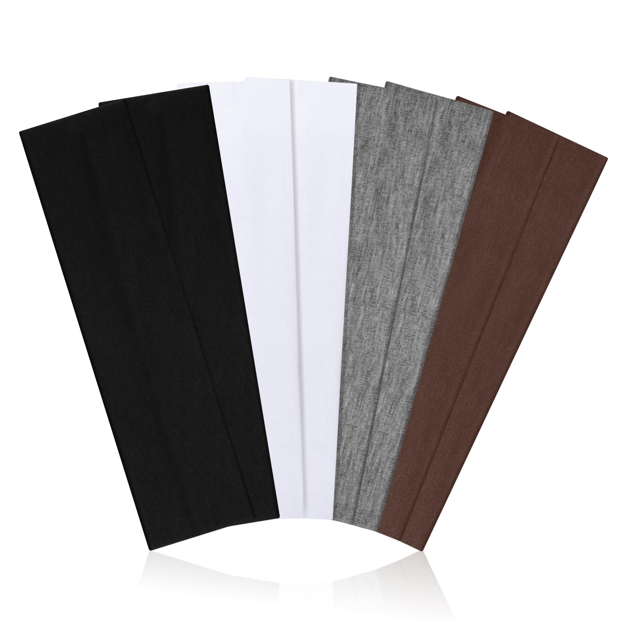 Wowstyle 3 Pcs Boho Headbands For Women Fashion Stretch Wide Hair Bands Knoted Turban Head Bands Yoga Running Sweatband Elastic Headband Stylish Wrap Hea