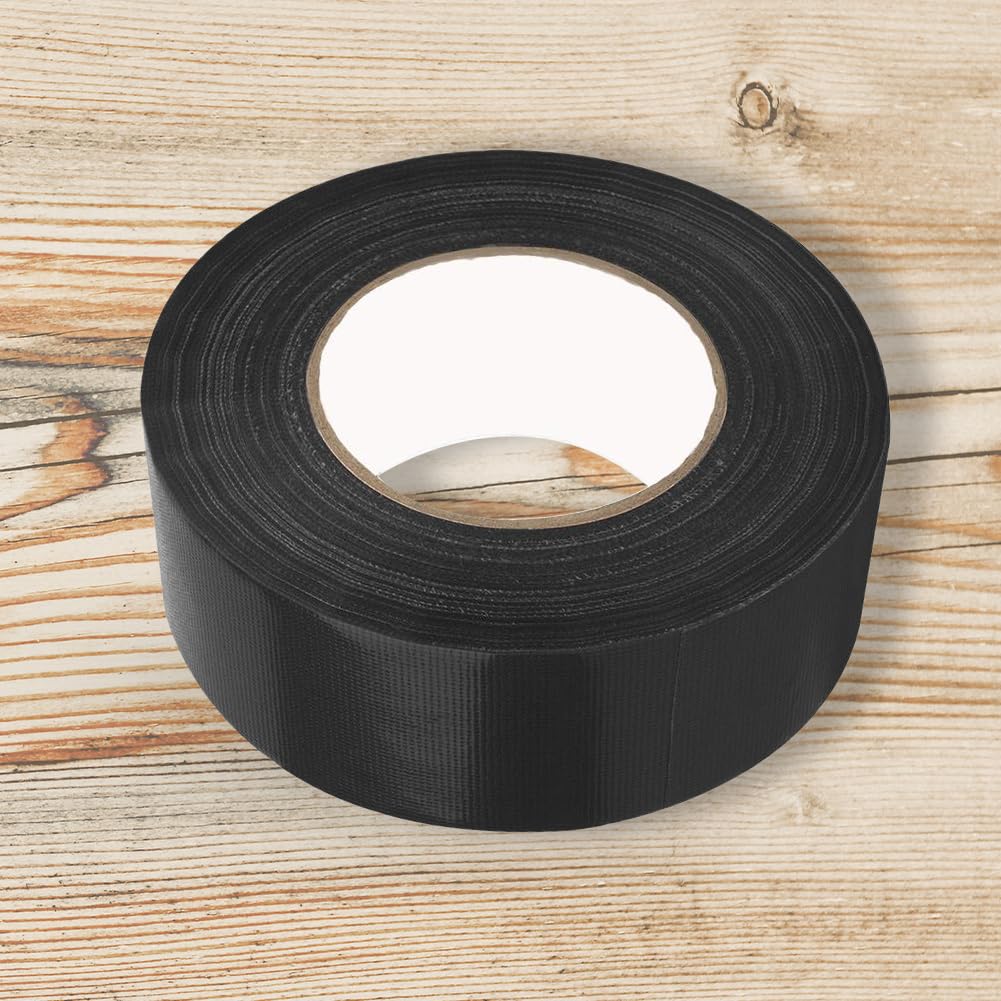CREATCABIN Floor Marking Tapes Vinyl Floor Tape Black Marking Tape Non-Abrasive Splicing Tape Safety Marking for Social Distancing Gyms Athletics School Equipment Restaurants 1.2Inch x 32.8Ft - Image 4