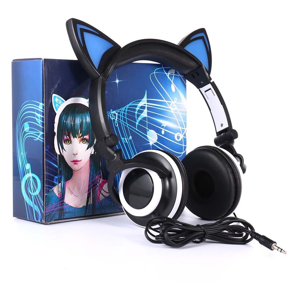 希少　猫耳　ヘッドホン　イヤホン　necomimi 廃盤 Amazon.co.jp: ヘッドホン 猫耳 ネコミミ 折り畳み式 コスプレ