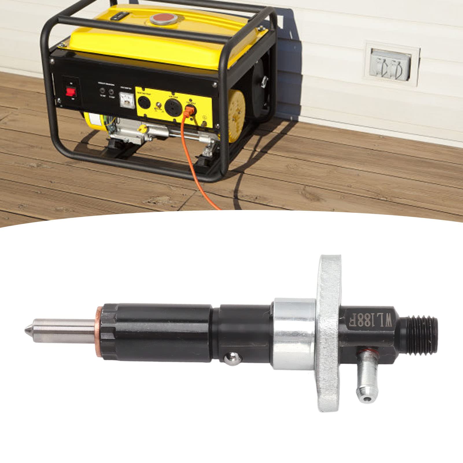 Parte del Motore Raffreddato Ad Aria del Generatore Dell'ugello di Iniezione del Carburante Iniettore di Carburante Singolo Cilindro Singolo