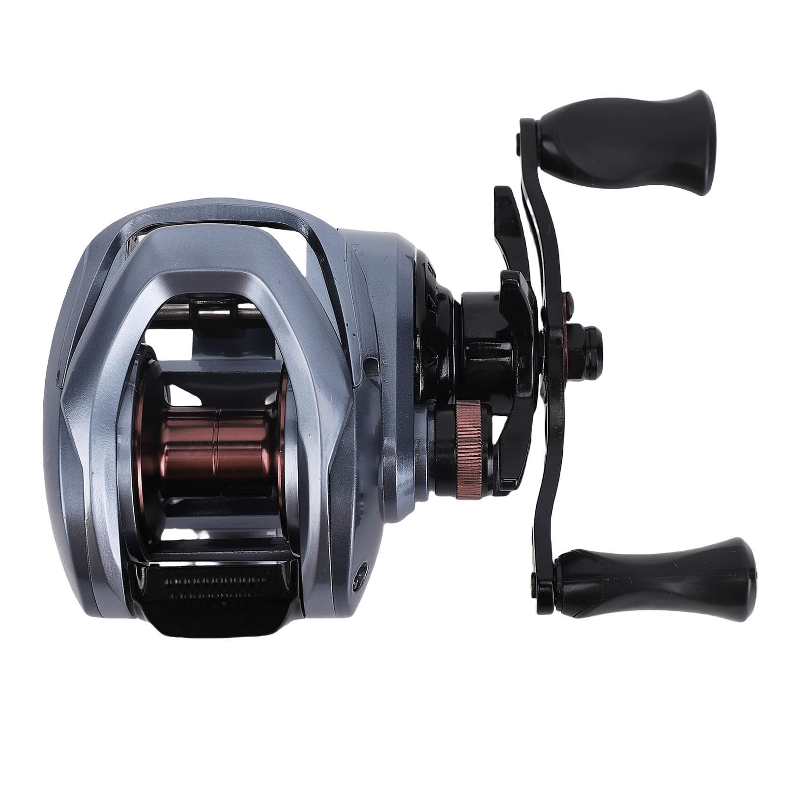 Baitcasting Reel, Professional Dual Spool Baitcaster Fishing Reel, Ceramic Line Guide for Long Distance Casting