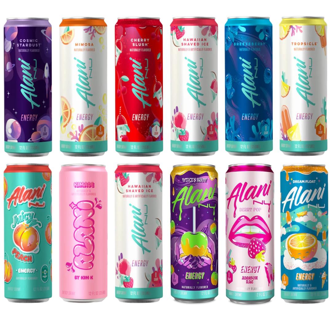 Buy Alani Nu Energy Drink Assorted Variety Pack 12 Fl Oz (12 Pack