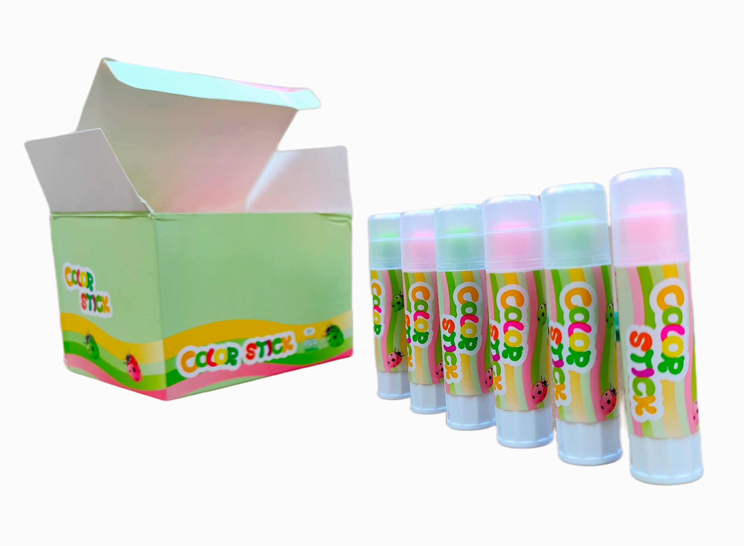 SSKR Glue Sticks for Art and Crafts - Pack of 6 for School Children, Students, DIY, Office, Stationery Etc (9 Gms x 6 Pcs) | Non Toxic and Fast Drying