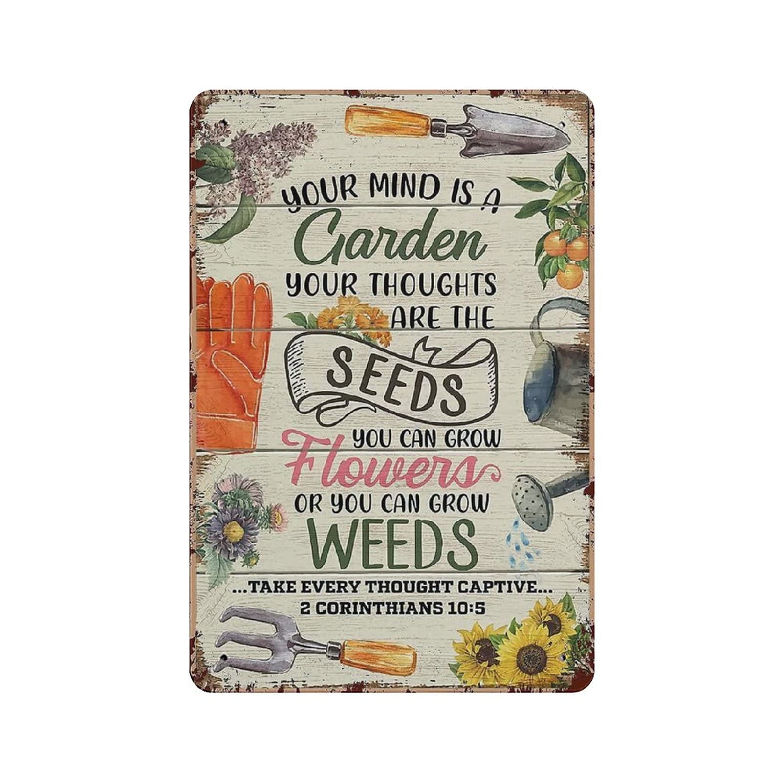 Targa in legno da appendere con scritta God Says You Are Unique Special Antique Wall Art, 30,5 x 30,5 cm, girasoli, giardino, farfalla, decorazione per la casa