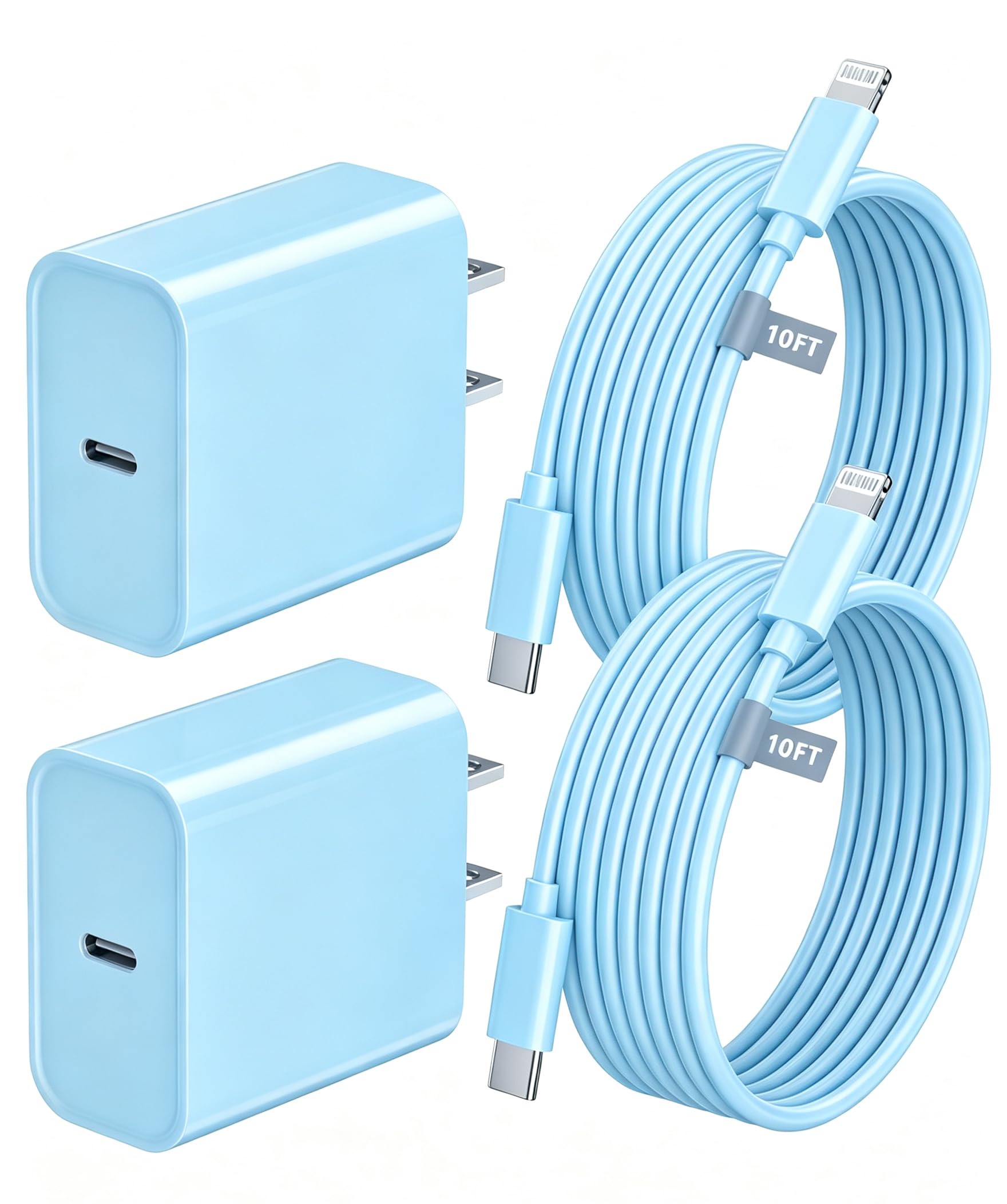 10FT iPhone 14 13 12 11 Charger Fast Charging [Apple MFi Certified]