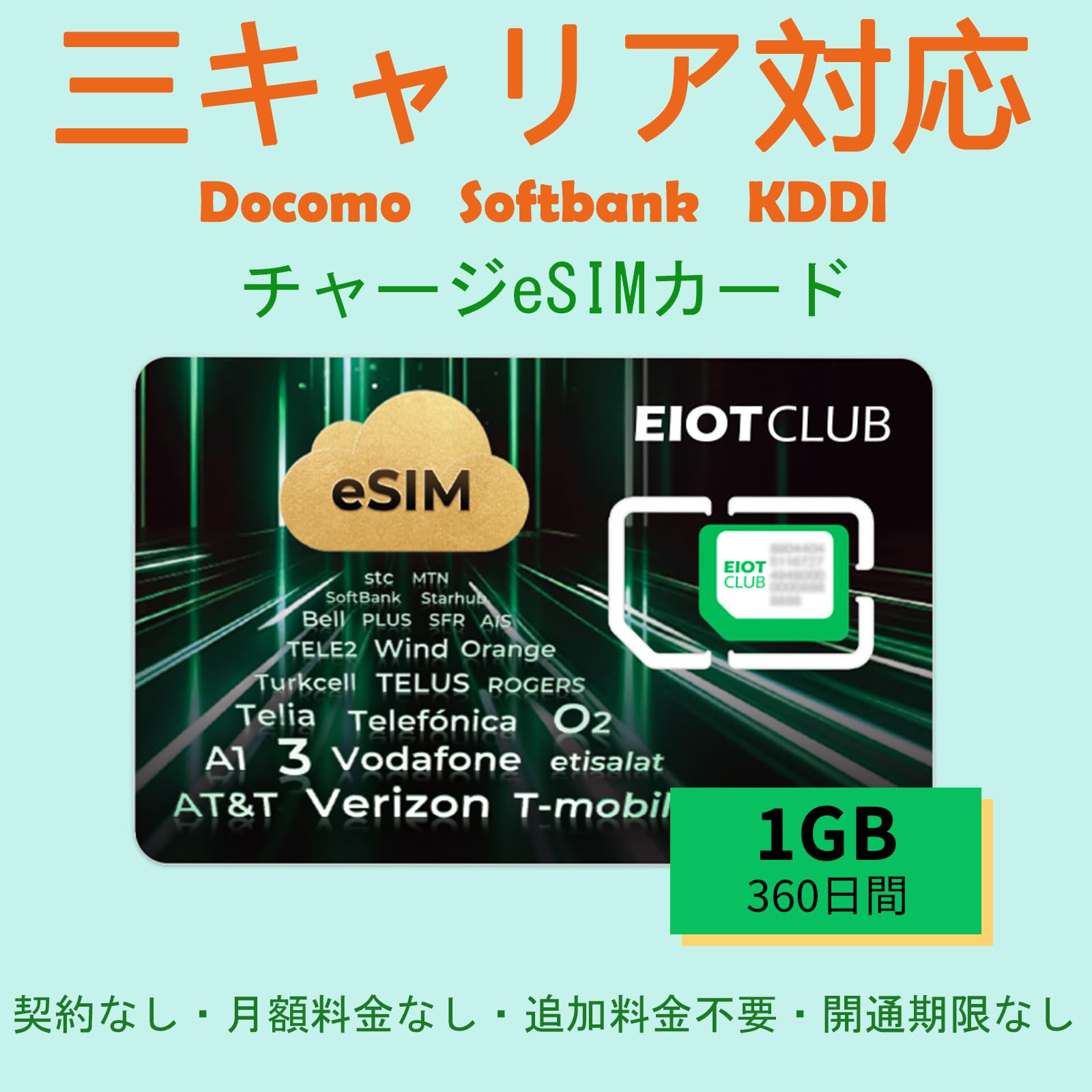 Amazon.co.jp: 【チャージ物理eSIM】日本 NTT Docomo Softbank KDDI