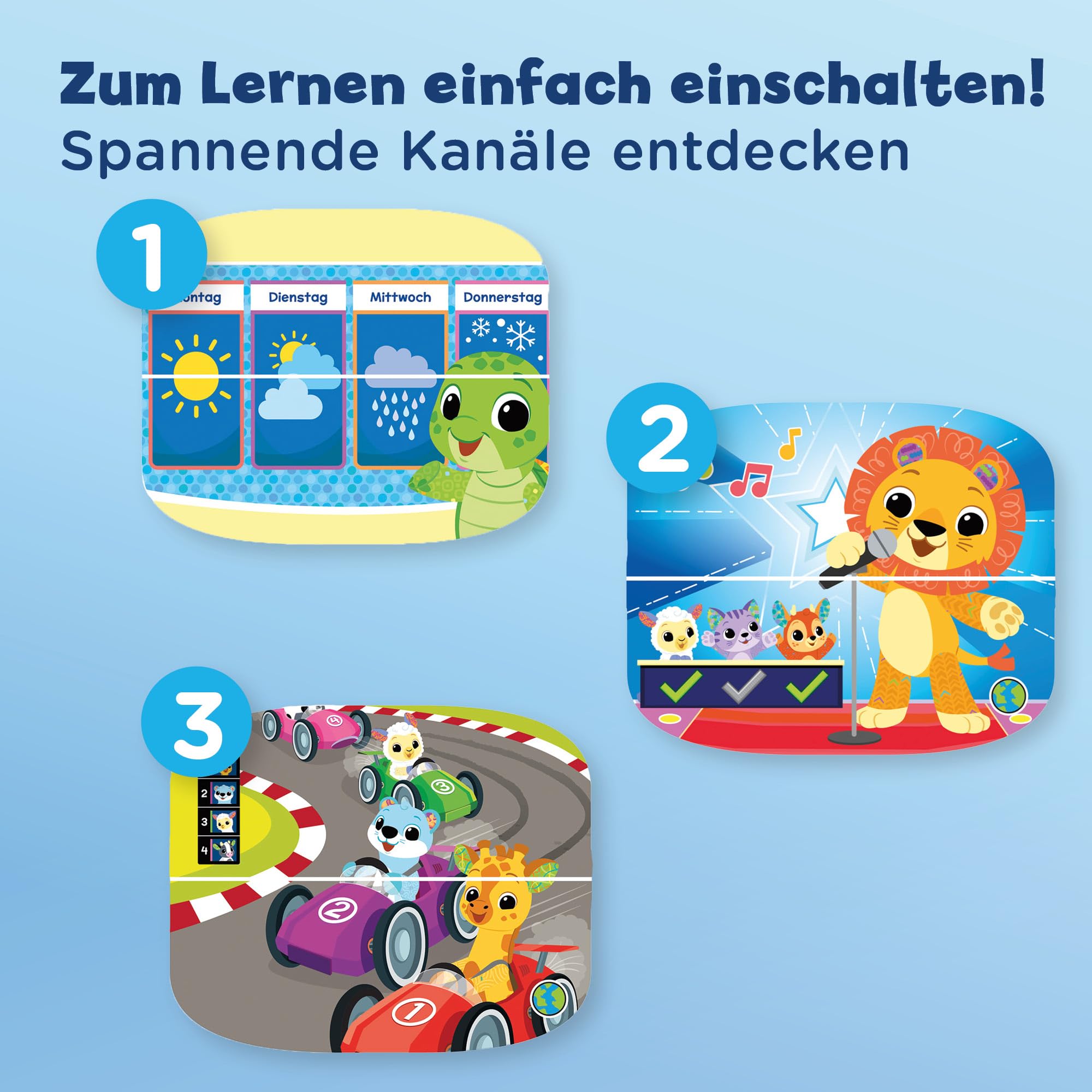 VTech Baby Lernspaß-Fernseher mit Fernbedienung, 12-36 Monate