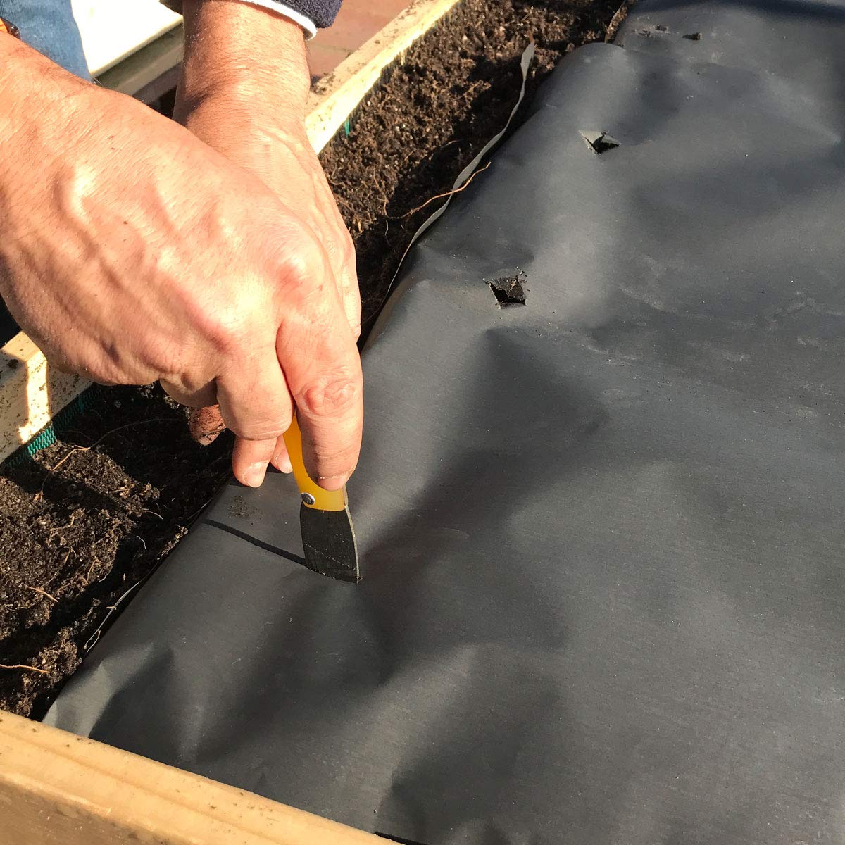 NovaMulch 120cm x 20m, Malla antihierbas de Papel Biodegradable ...