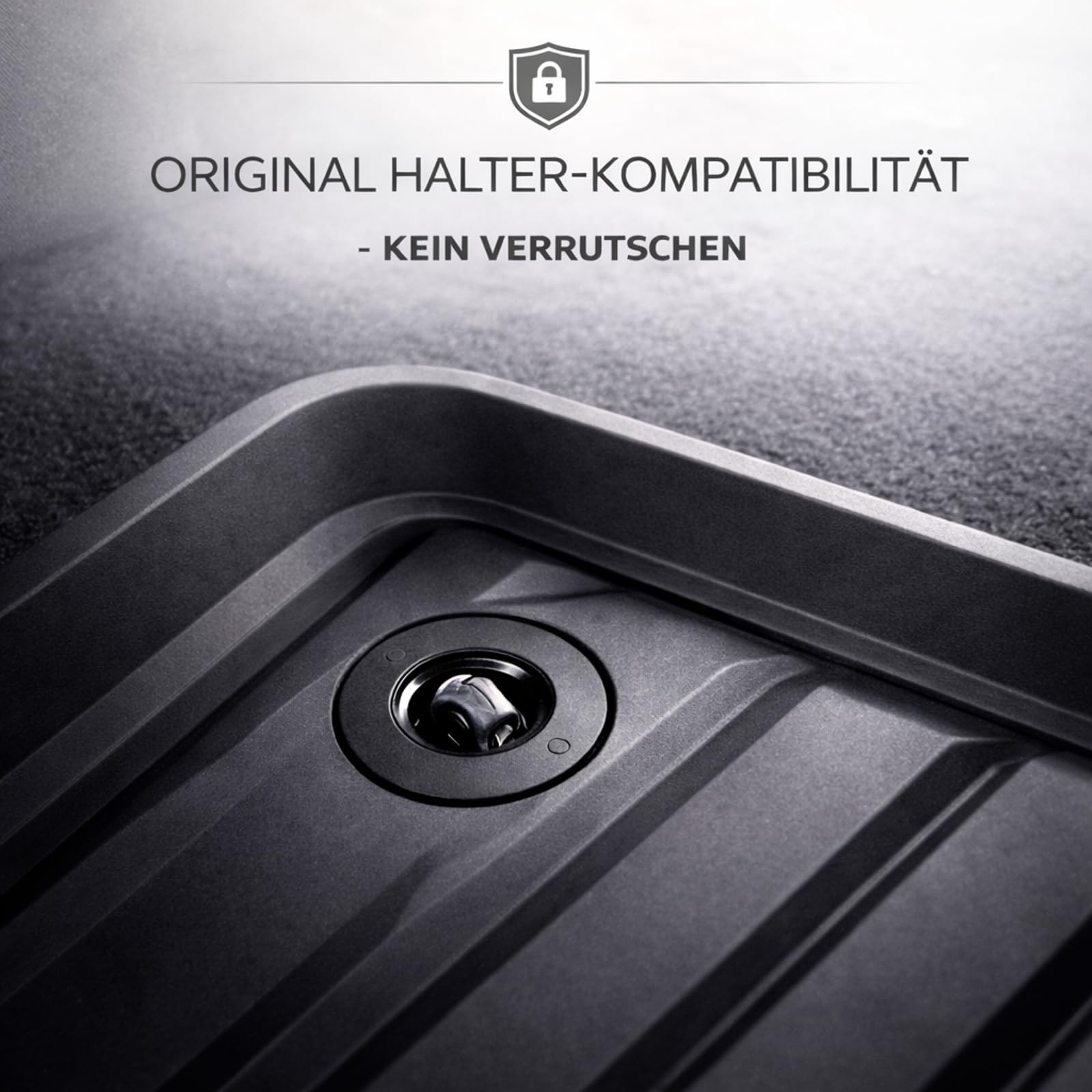 AD Gummifußmatten Set 4-teilig für Audi A3 8V, Seat Leon 5F, VW Golf 7 & 8