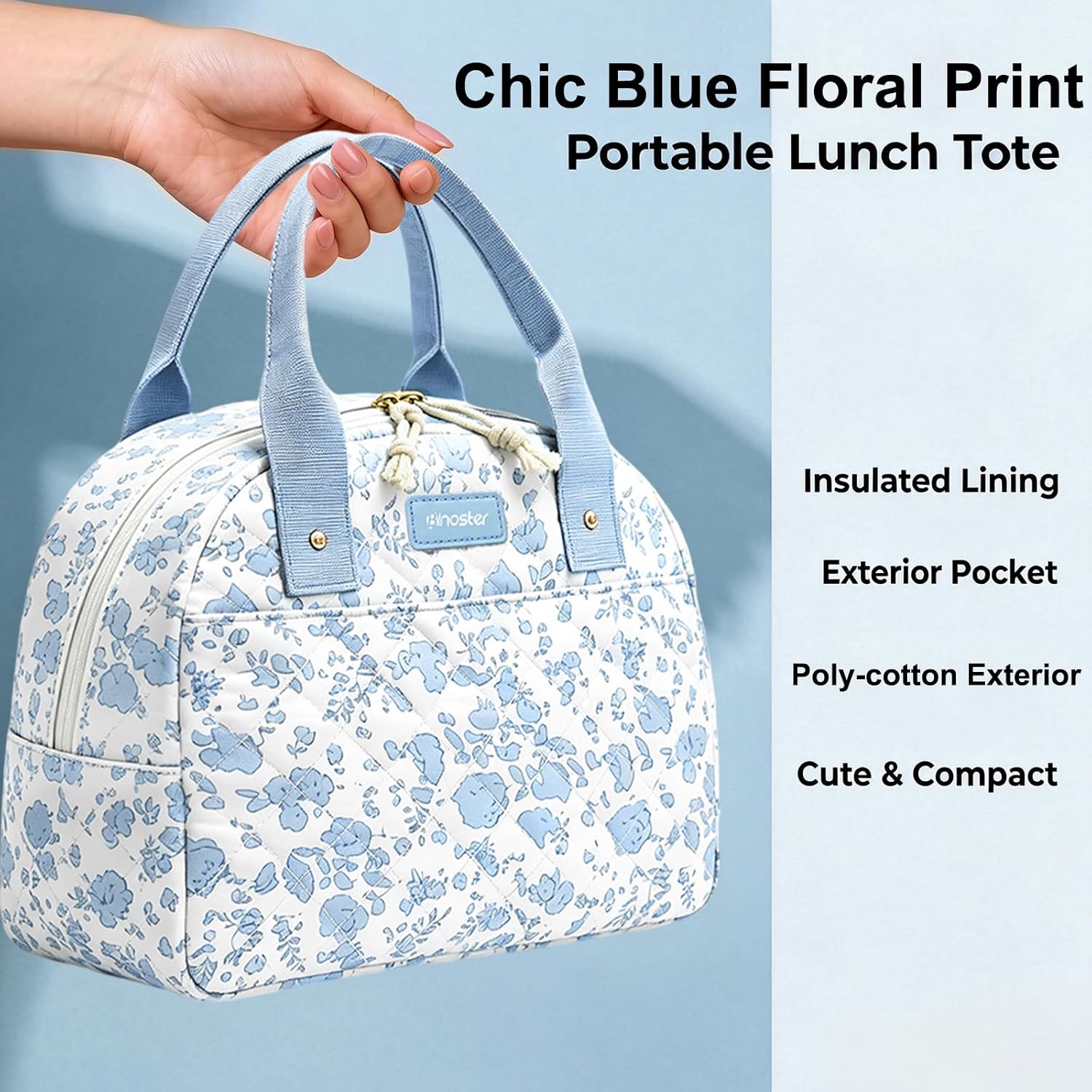 Lunch Box for Women Cute Lunch Bag Lunchbox Tote Bag for Work Picnic Gifts image 4