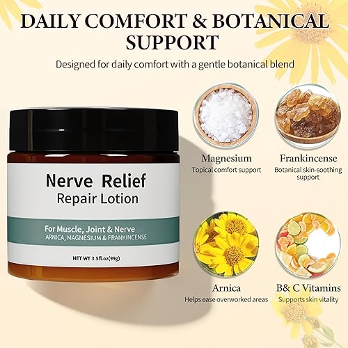 Miniatura 2 de 2 unidades de crema nerviosa Alcura, loción neuropatía con árnica, calmante natural para articulaciones, nutrición diaria para rodilla, manos, pies