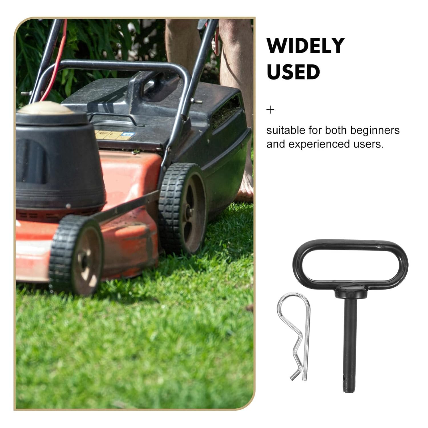 SUPVOX 1set Locking Hitch Pin for Trailers Mowers and Bike Racks Wear Material Easy to Install Fits Cargo Receivers Secure Your Towing Equipment