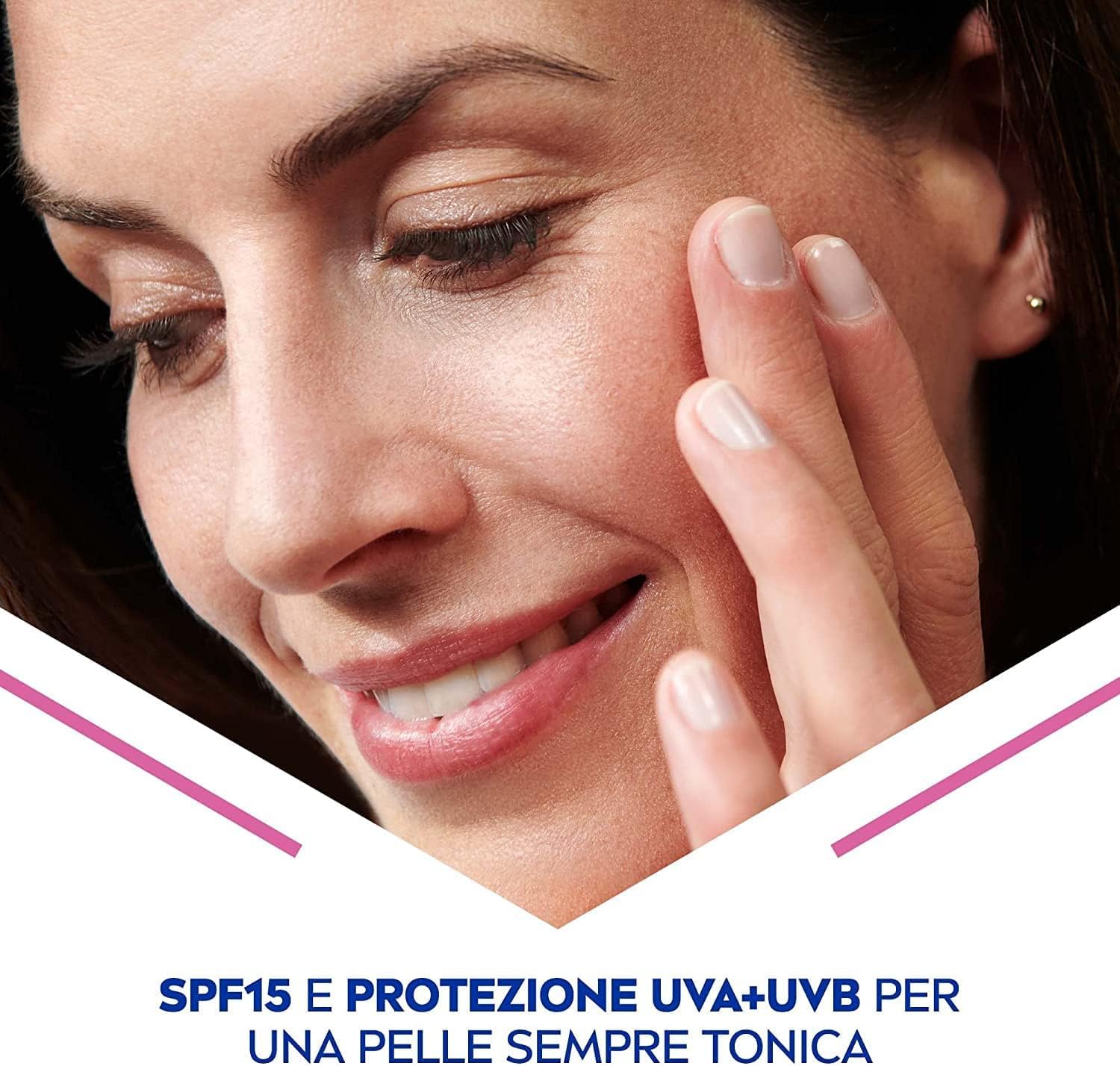 NIVEA CELLULAR EXPERT FILLER Crema Notte Anti-Età Intensiva SPF 15 50ml, Crema viso antirughe rassodante, Crema viso Acido Ialuronico e Acido Folico Puro, Crema viso notte anti-age
