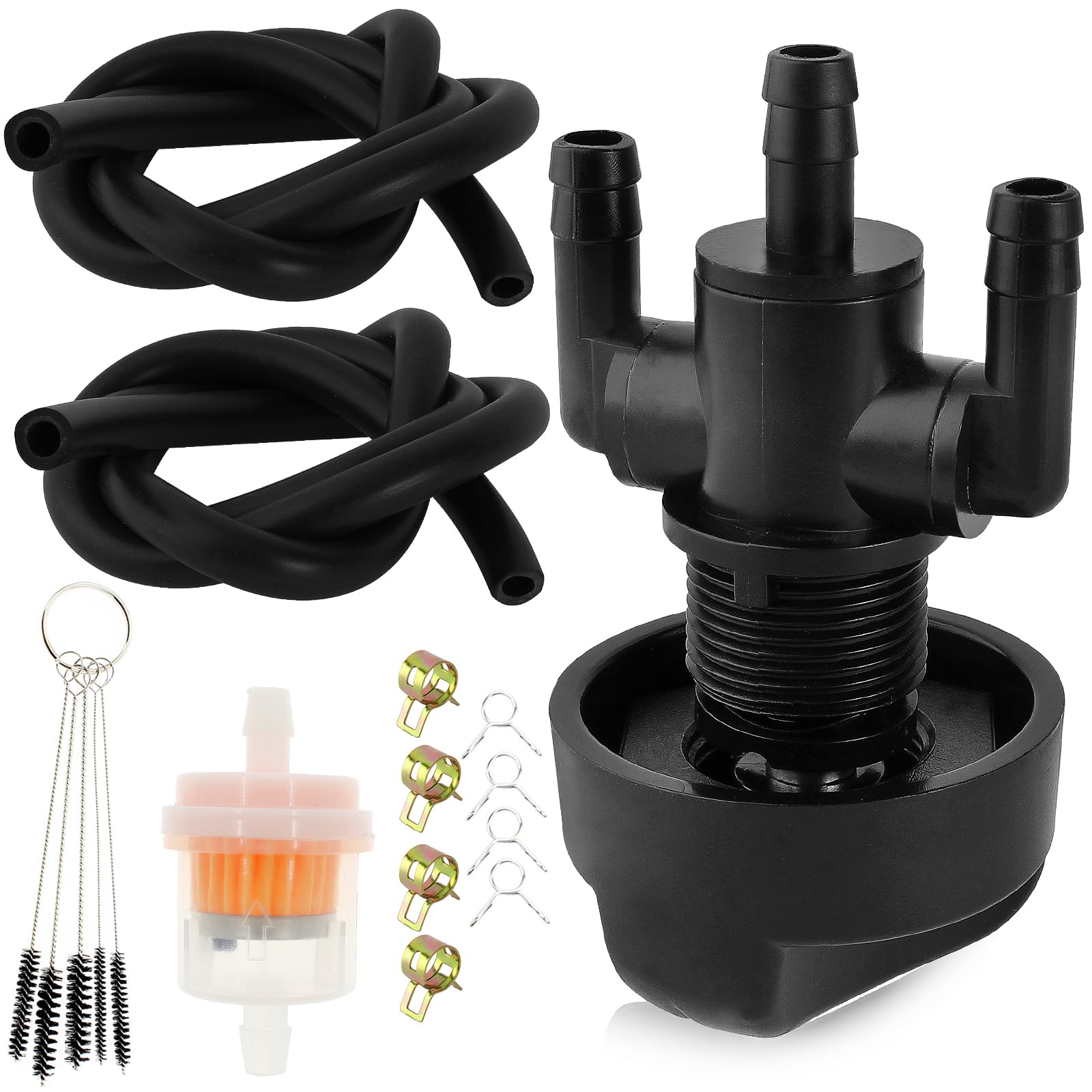 Amazon.com: YOFMOO 3-Way Fuel Pump Shut Off Valve Petcock 7052154