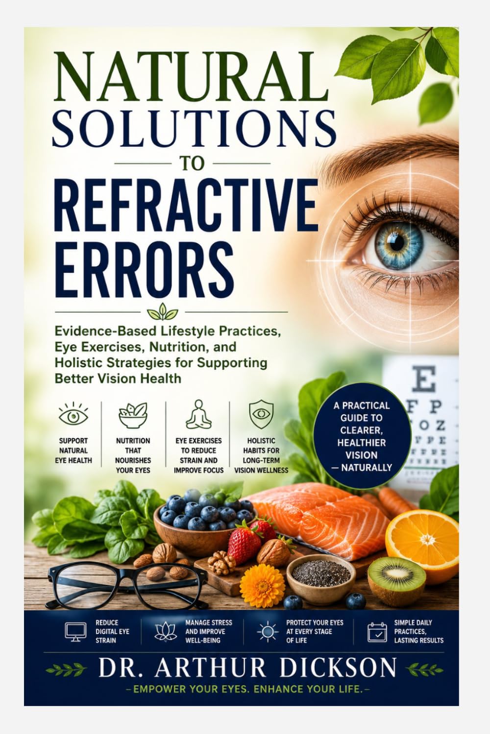 NATURAL SOLUTIONS TO REFRACTIVE ERRORS: Evidence-Based Lifestyle Practices, Eye Exercises, Nutrition, and Holistic Strategies for Supporting Better Vision Health