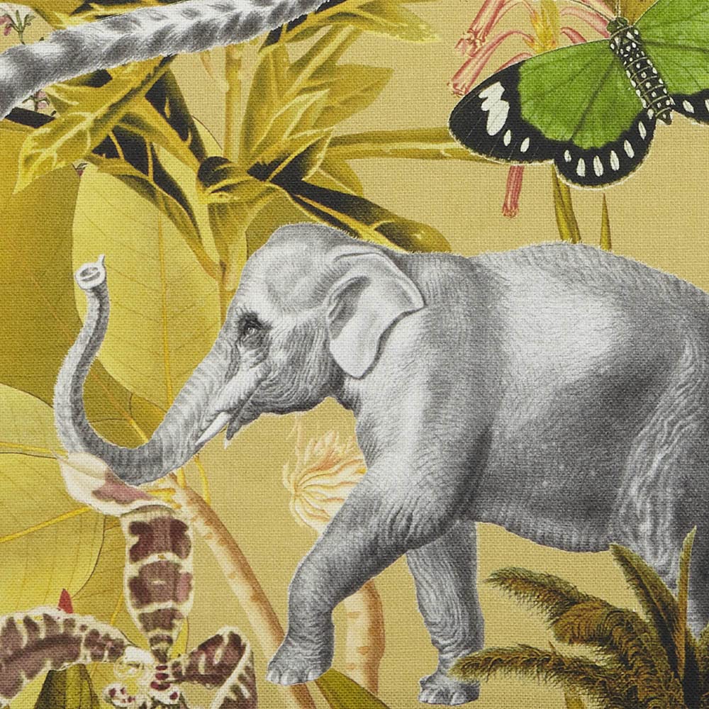 Kt KILOtela, Digital Printed Canvas Fabric, Half Panama Organic Cotton, Upholstery, Pillows, Tote Bag, Apron, Drapery - Image 2